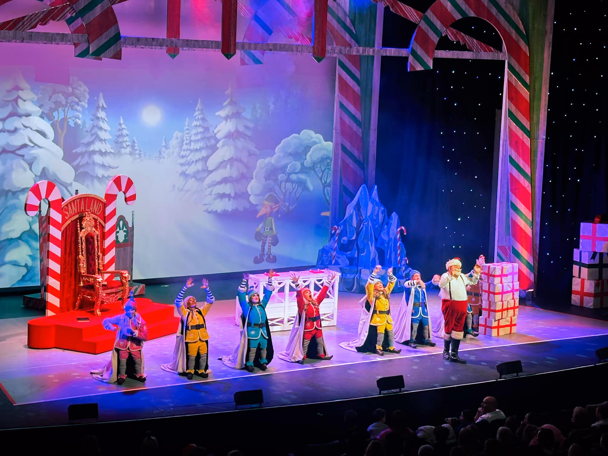 Dazzling Elf the Musical performance at ICC Wales