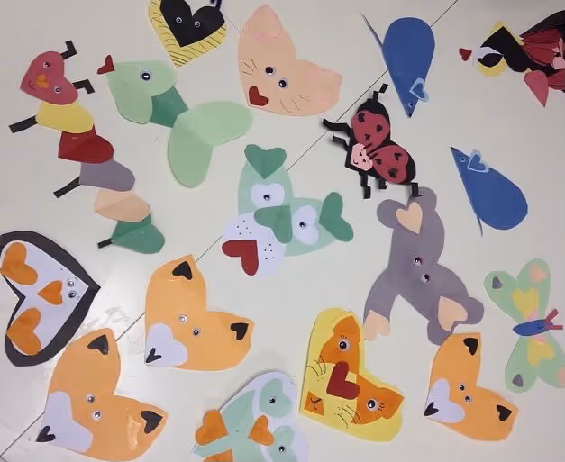 Mother of Grom Valentines . Love Heart Animals !