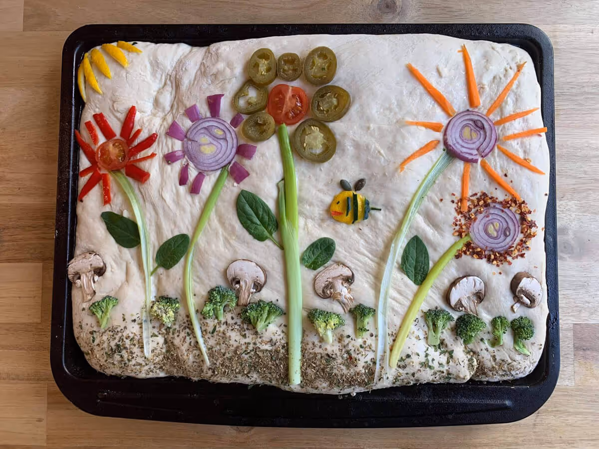 Mother of Grom - Floral Focaccia Botanical Bread