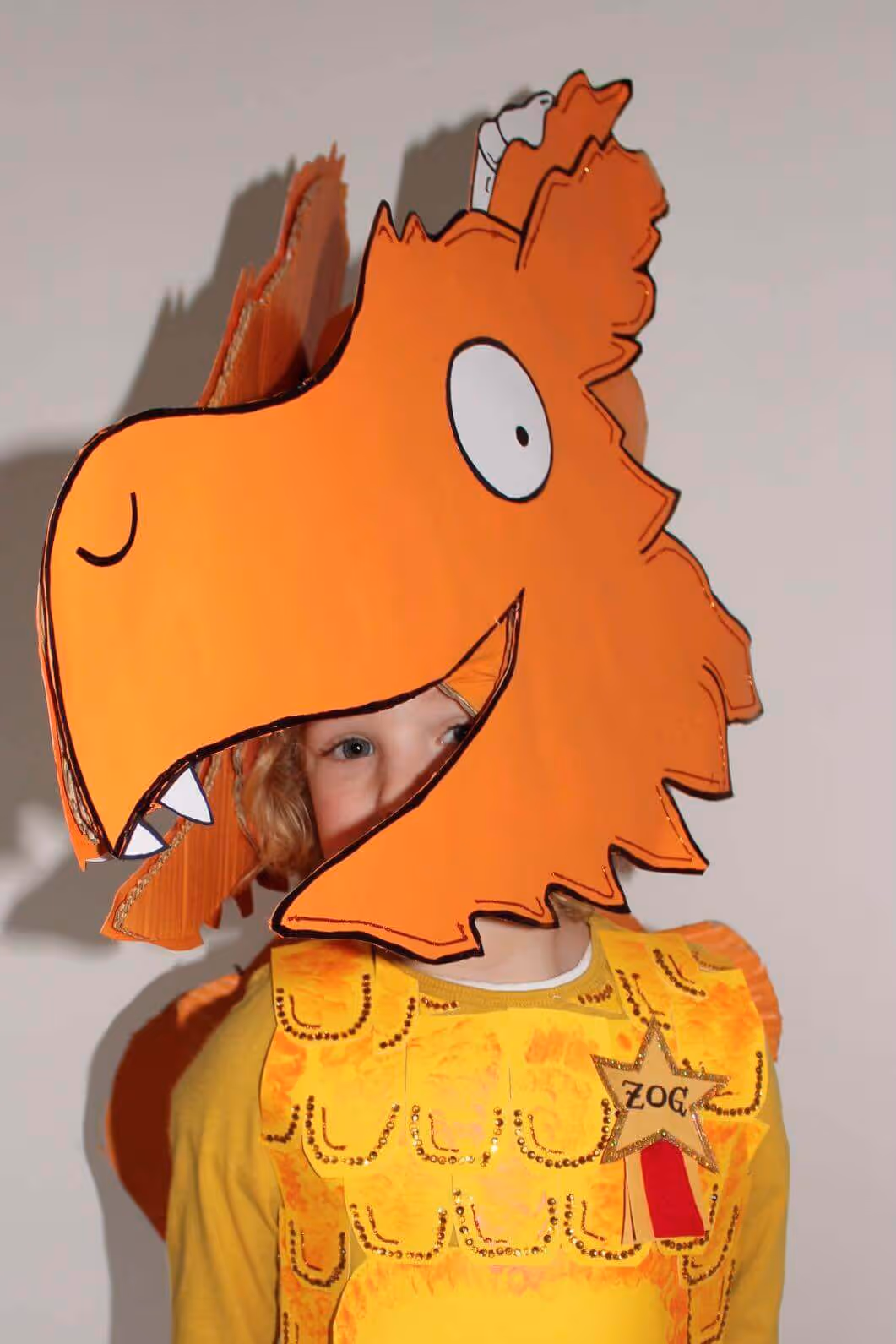 Mother of Grom - Zog Costume attaching to head