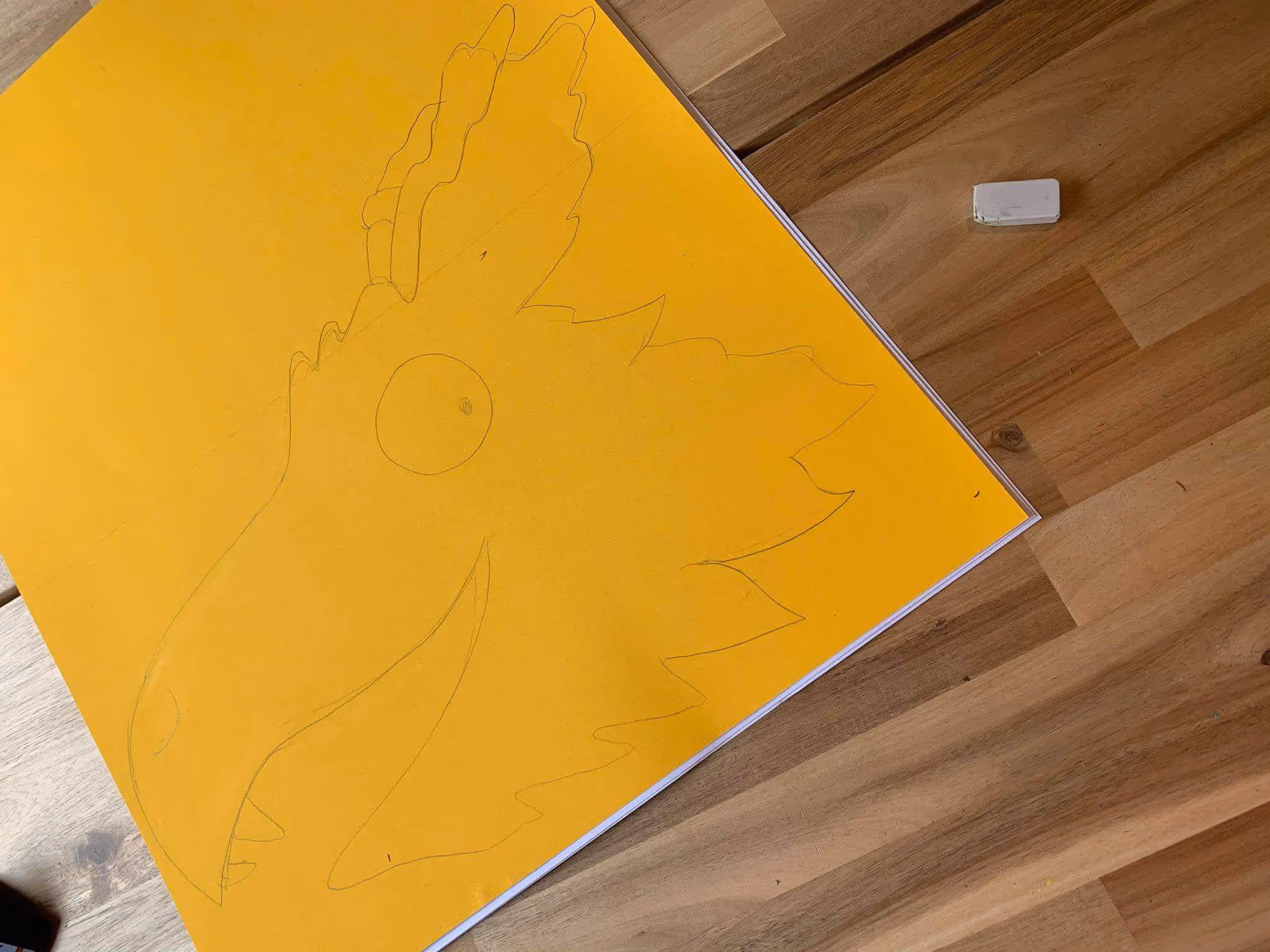 Mother of Grom - Zog Costume sketching up