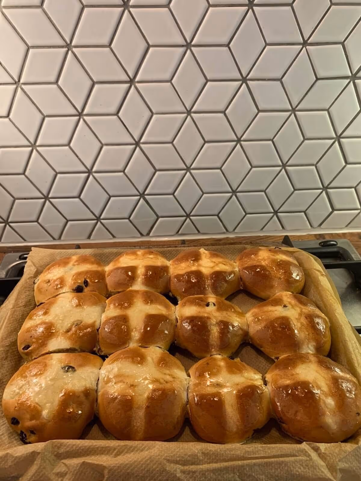 Mother of Grom - Vegan Hot Cross Buns