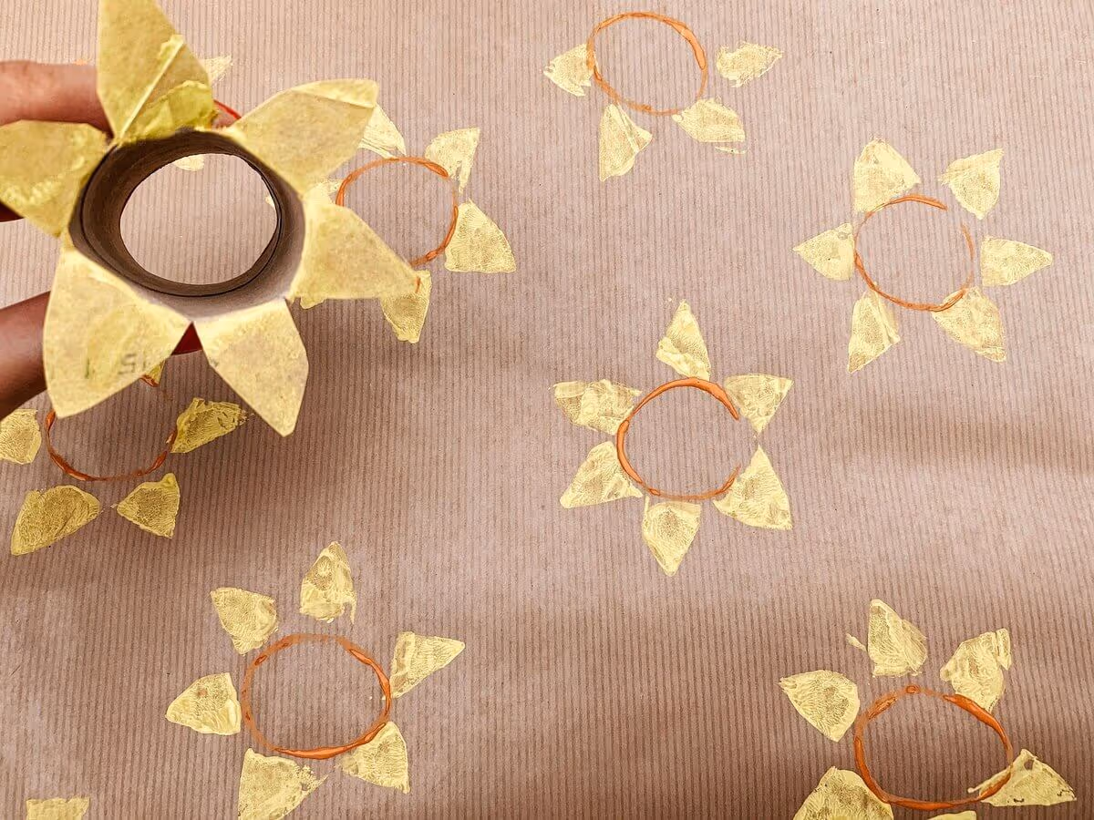 Toilet Roll Printing For Easter 5 - Mother Of Grom