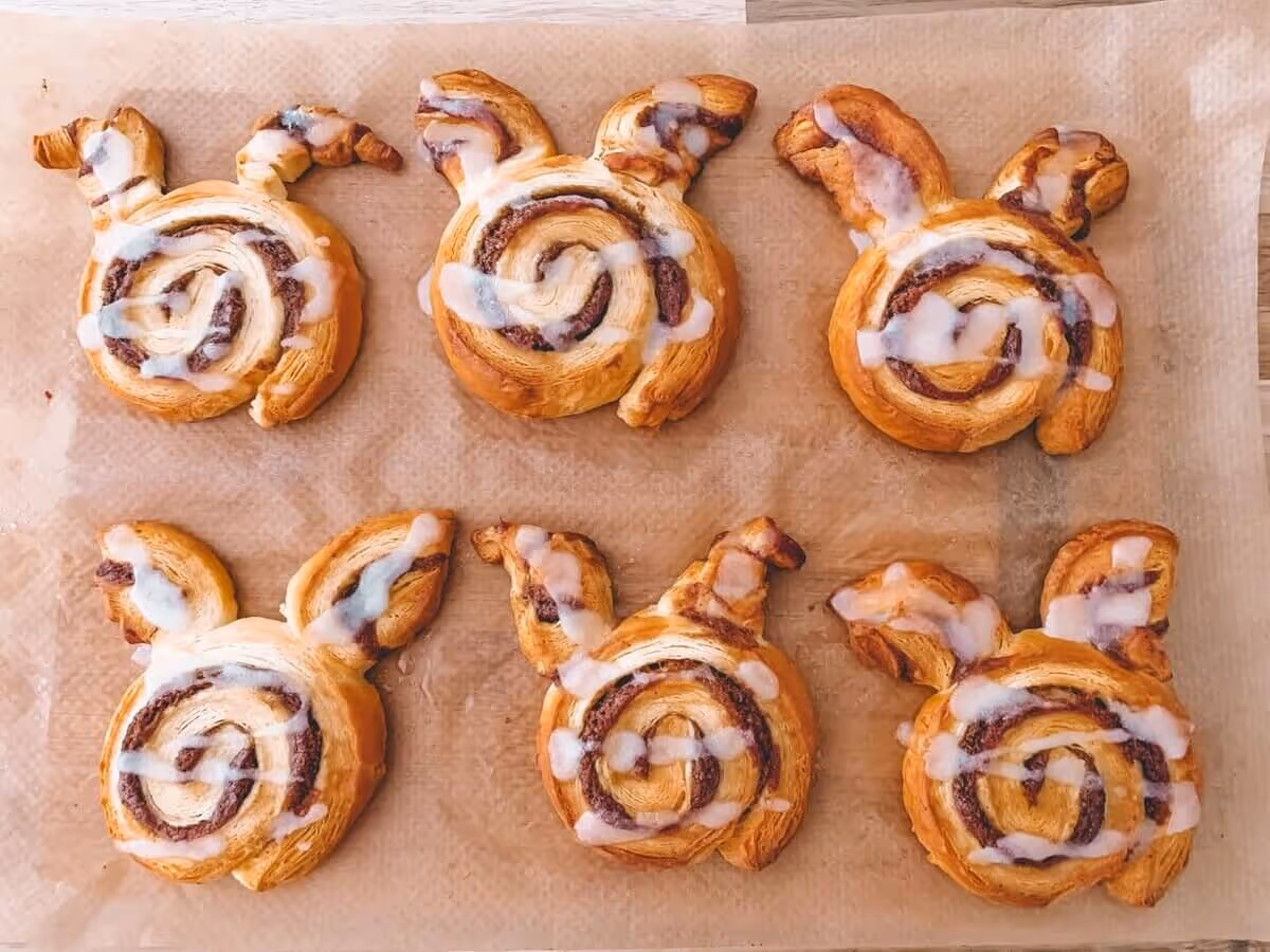 Mother of Grom - Vegan Cinnamon rolled Bunny Buns