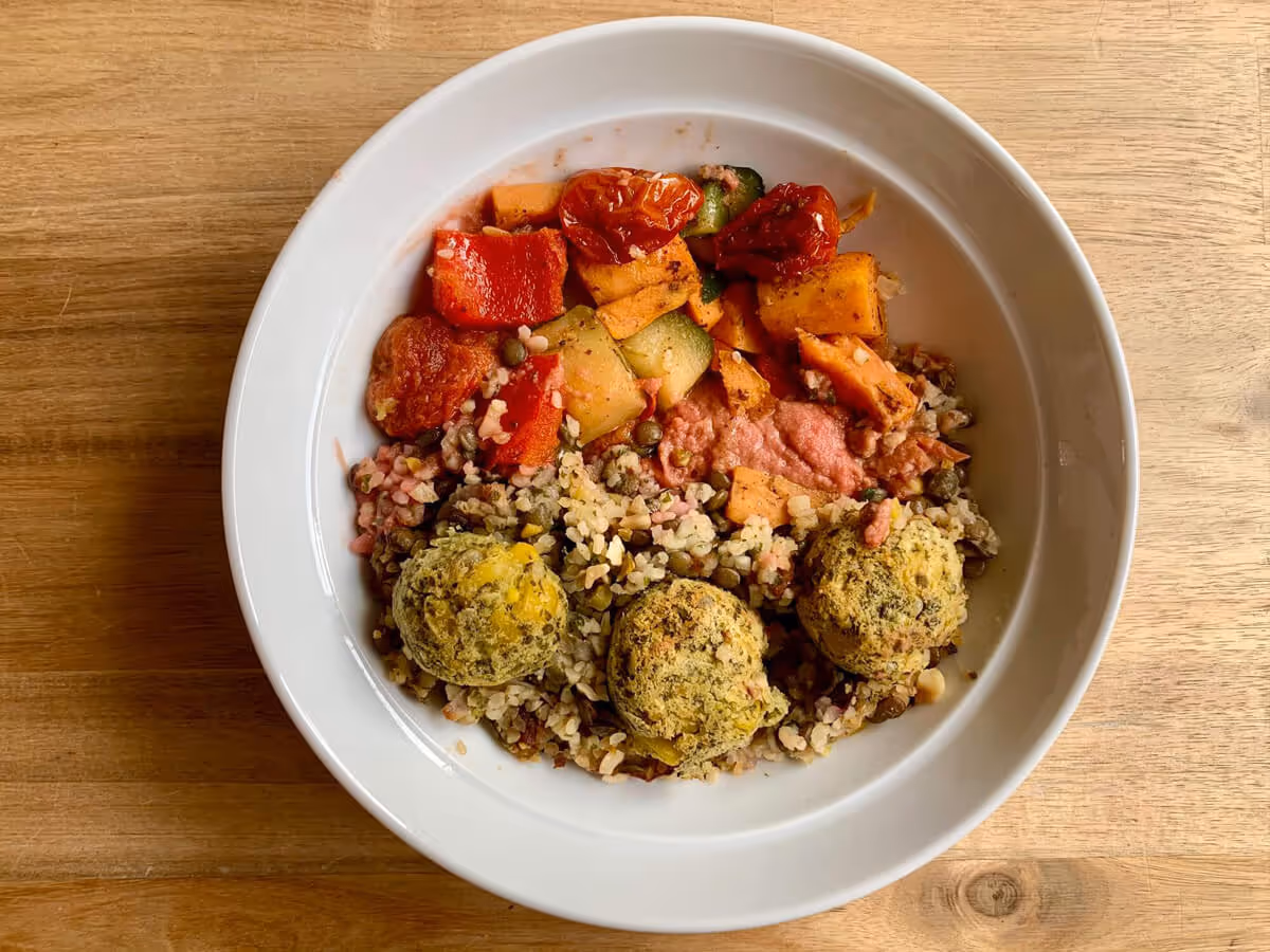 Mother of Grom - Allplants Rainbow Falafel Mezze