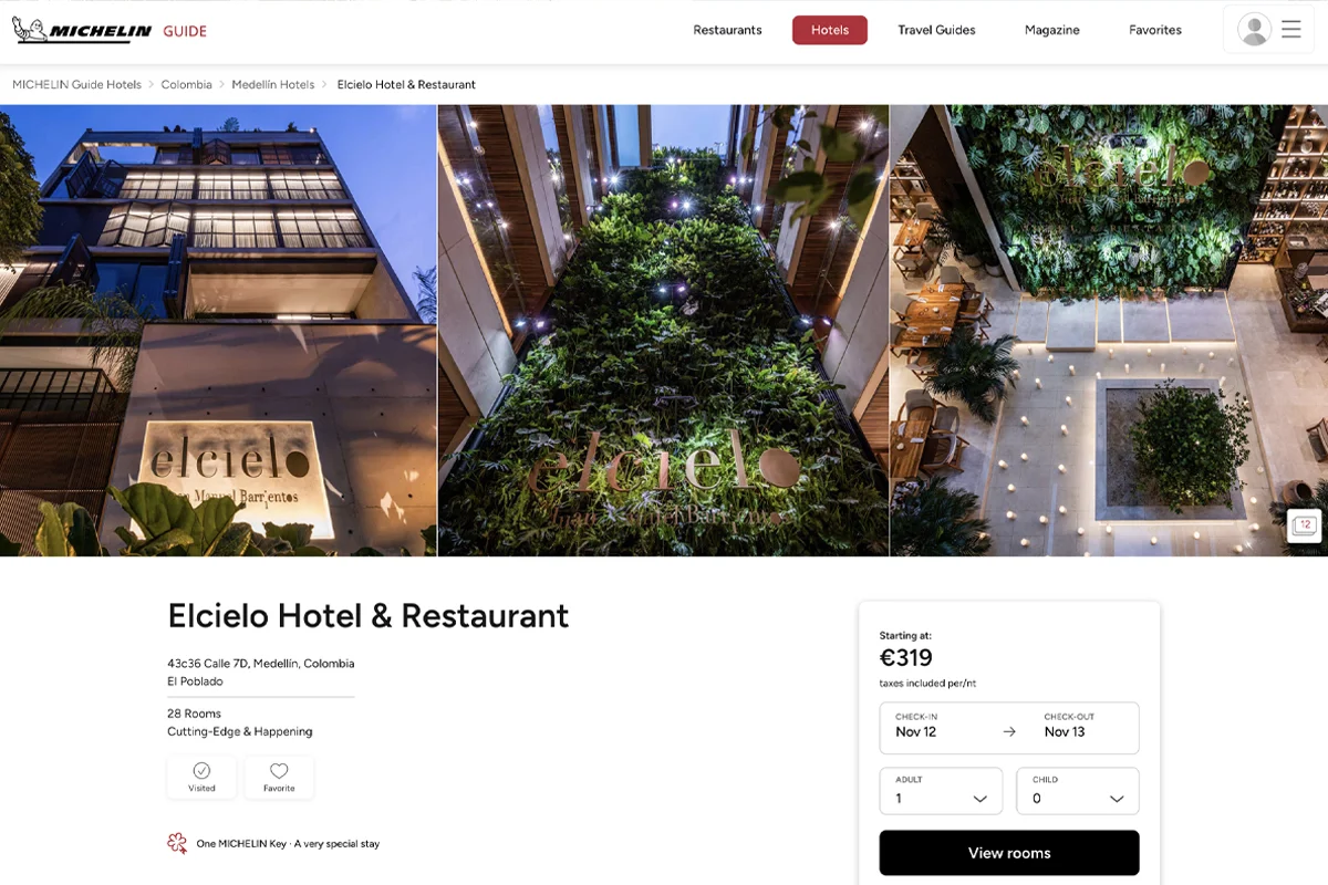 Guía MICHELIN de Hoteles