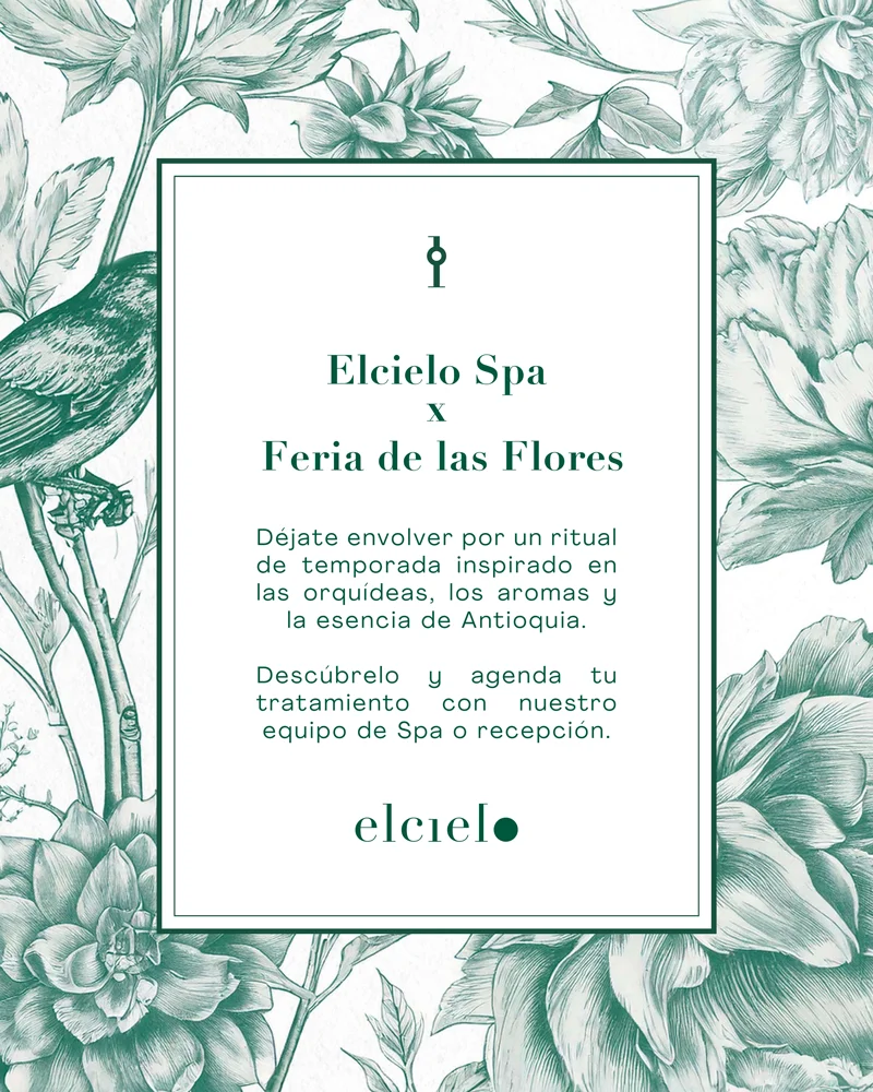 Elcielo Spa x Feria de las Flores — ritual de temporada inspirado en orquídeas y la esencia de Antioquia