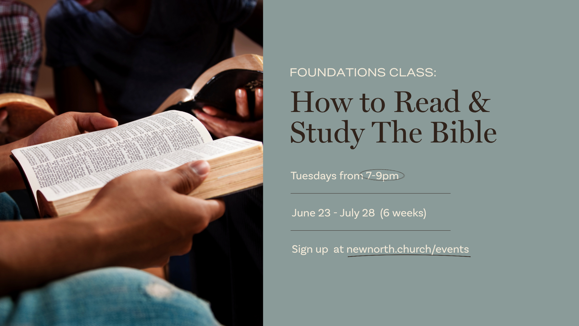 Foundations: How to Read & Study The Bible Course