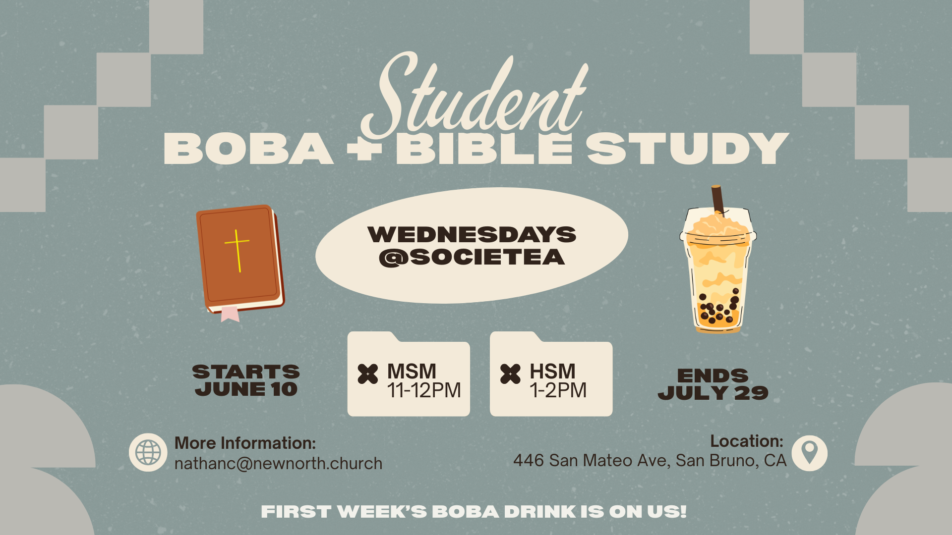 Students Boba & Bible Study