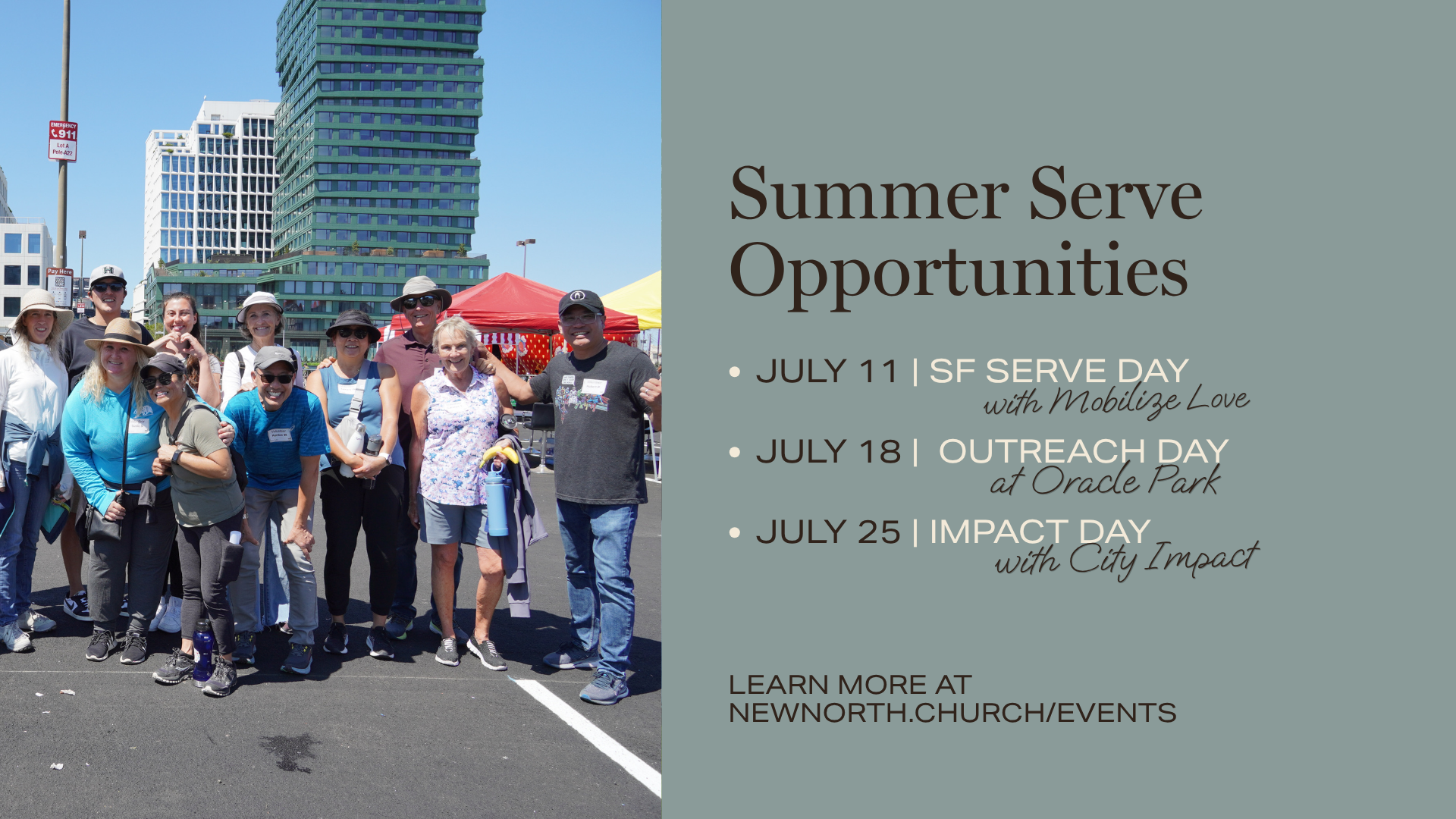 Summer Serve Opportunities