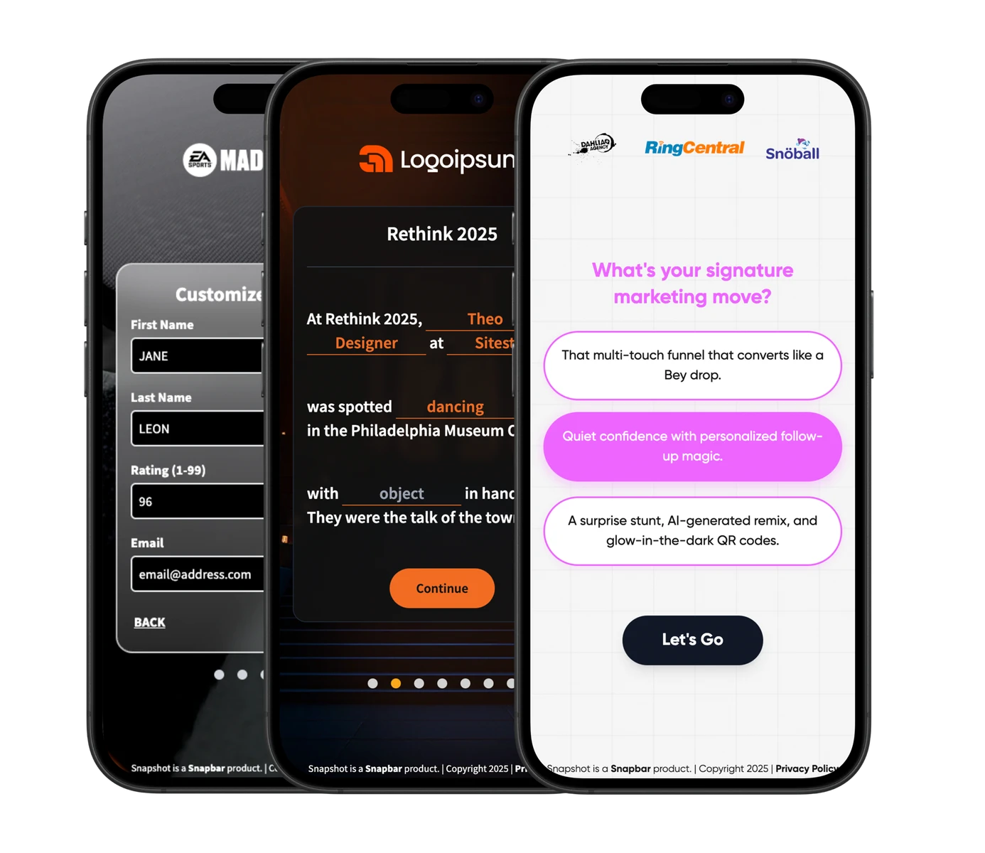 Integrated personalization