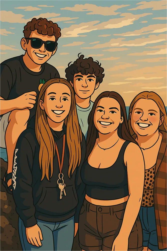 magazine photo booth output