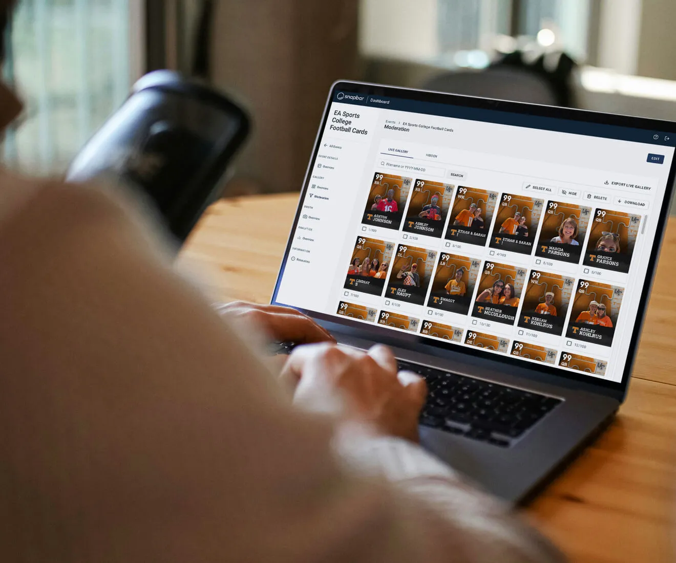 collect and gather user content and attendee info to generate leads