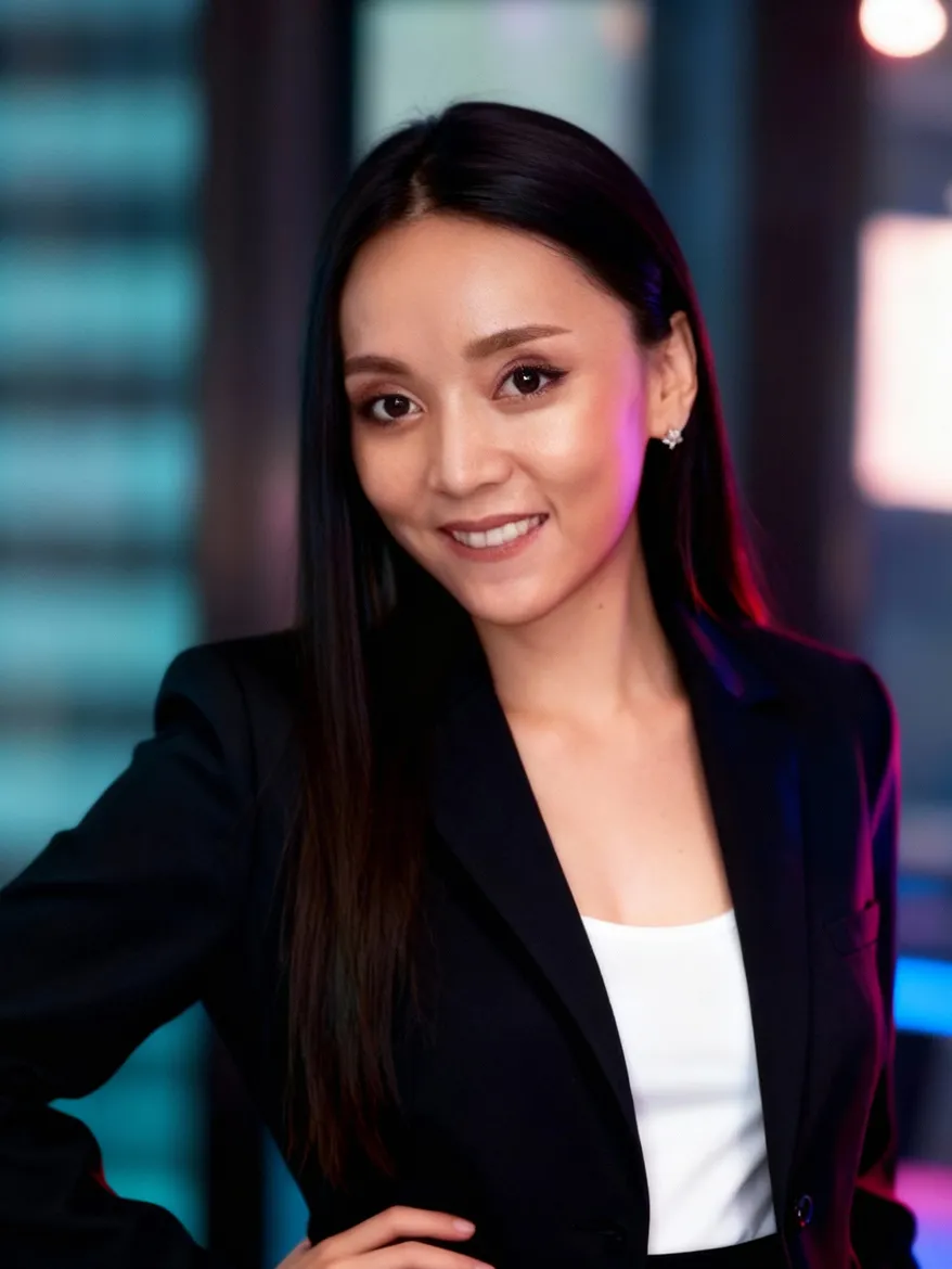 female ai headshot