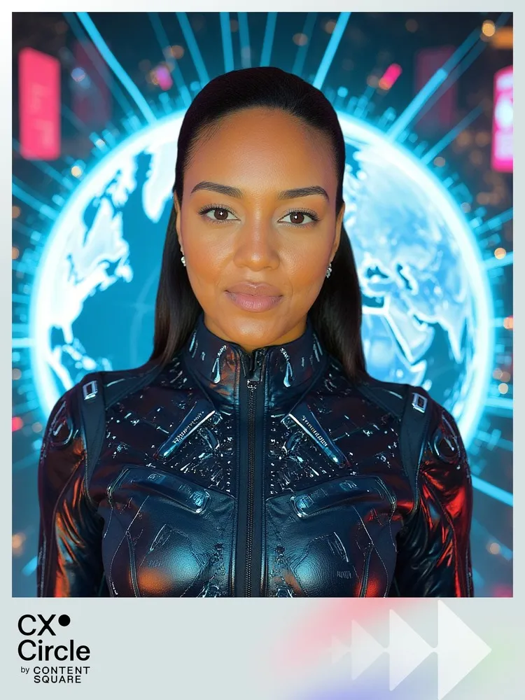 futuristic ai portrait