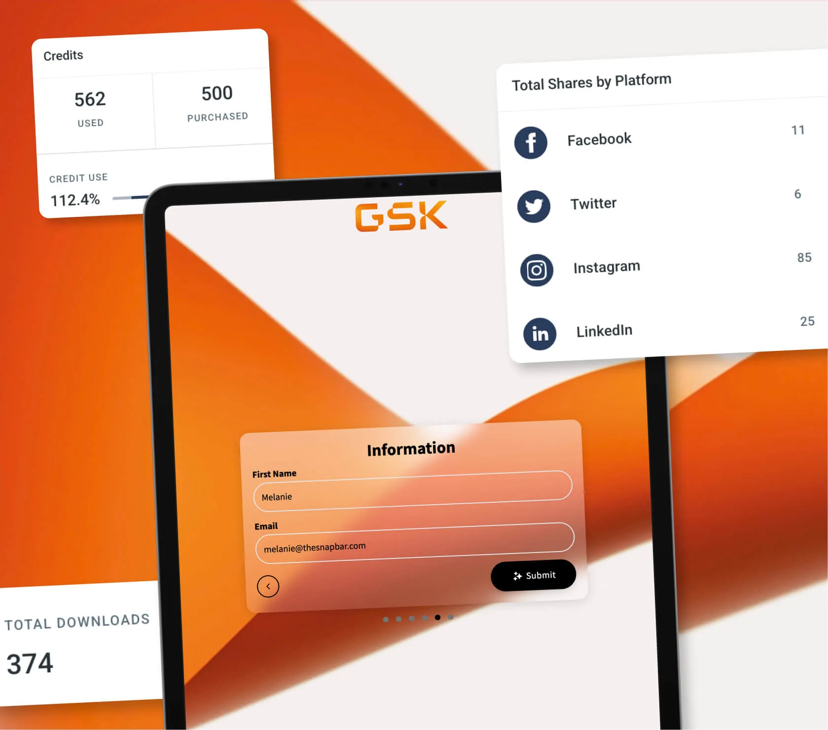 collect leads and insights from your photo experience
