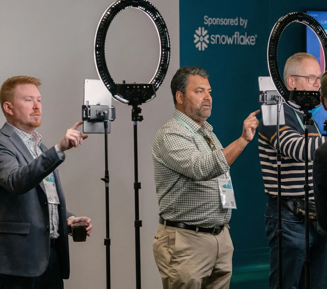 access the ai photo booth via mobile phone, ipad, or desktop