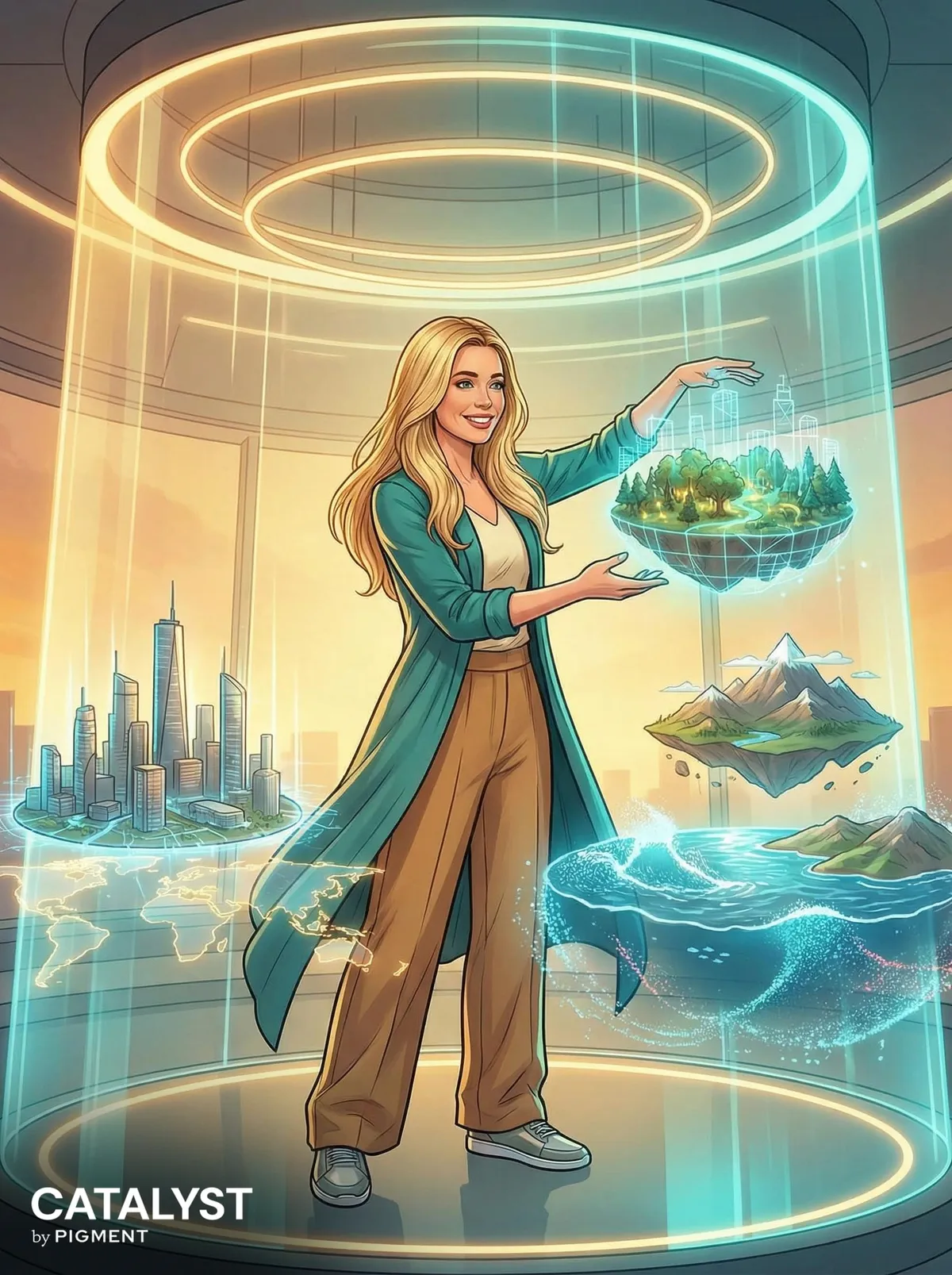 space themed ai photo booth portrait