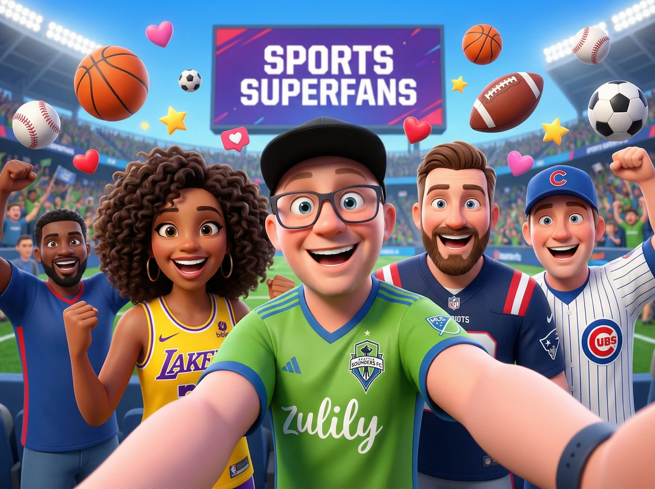 Sports Superfans Photo Booth
