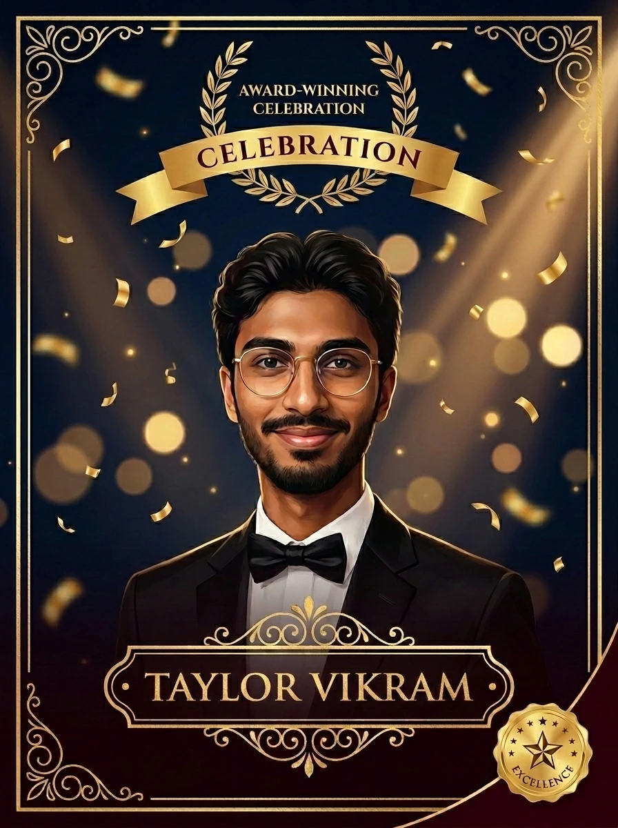 Celebration trading card photo booth example