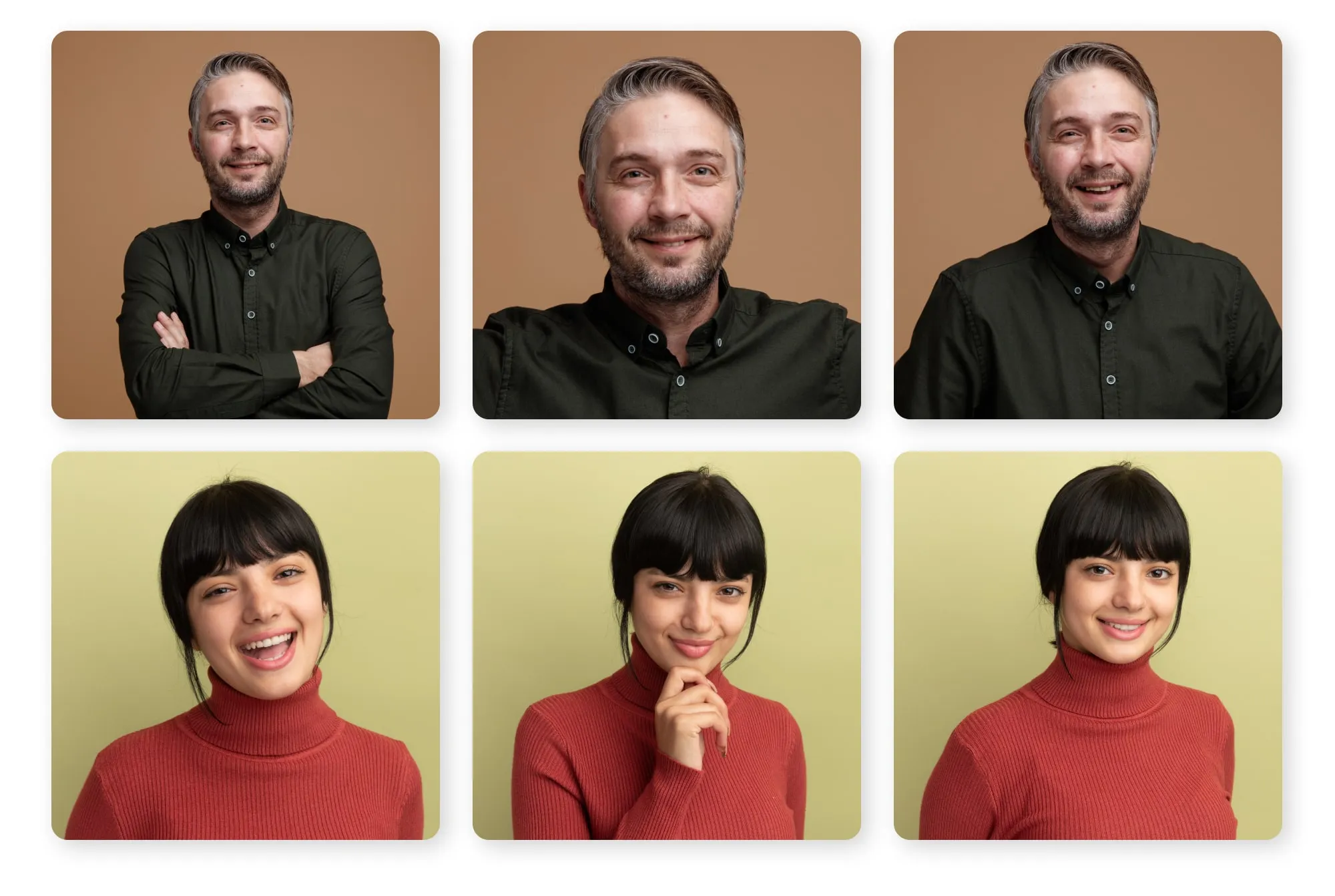 posing and expressions for headshots