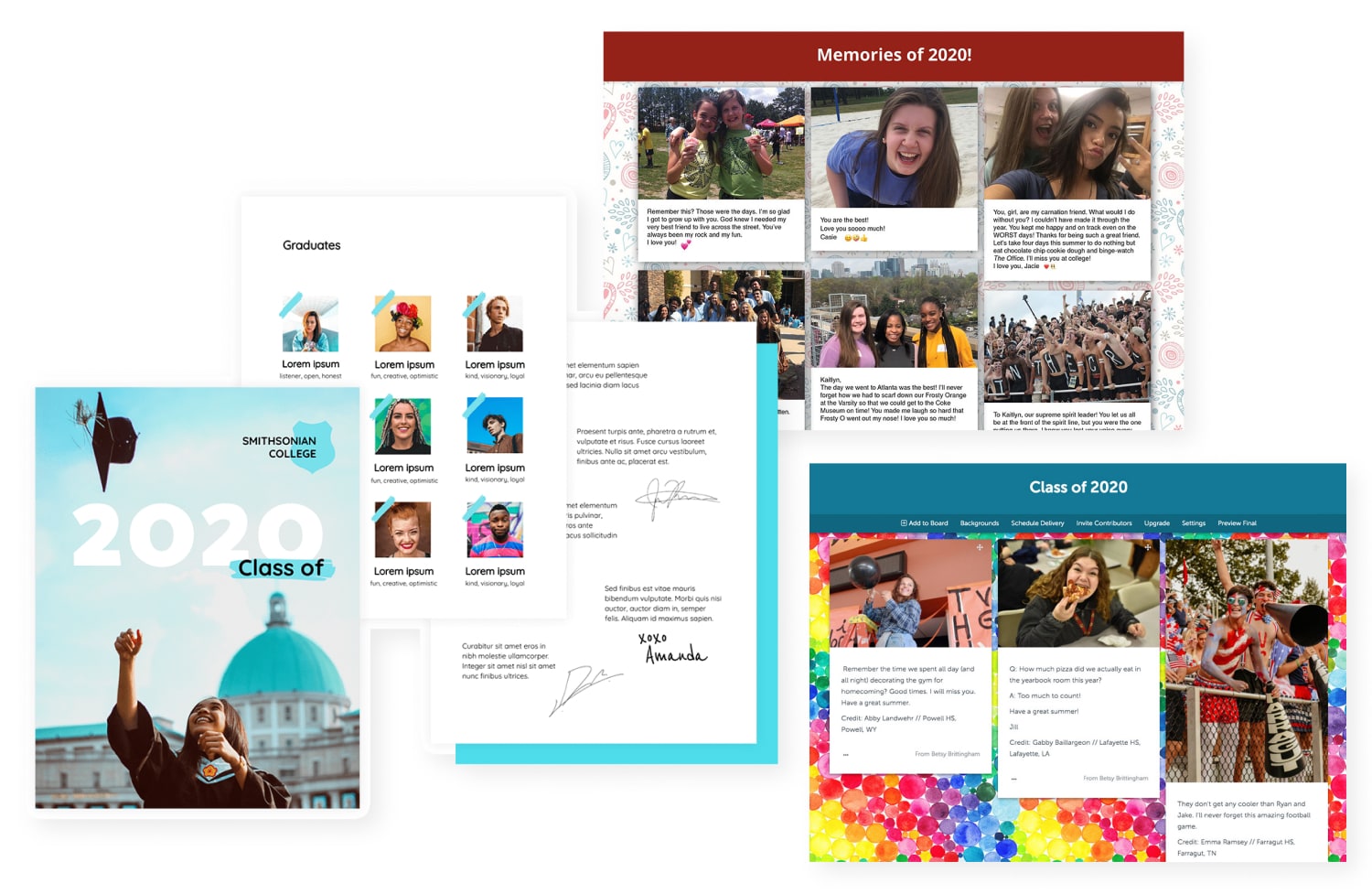 virtual year book examples