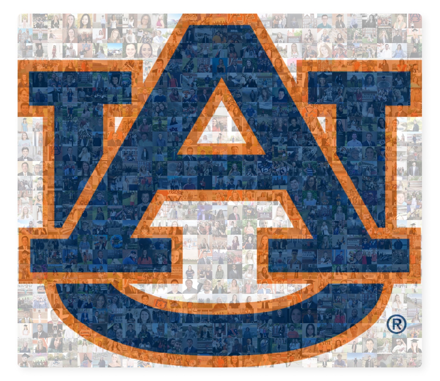yearbook photo mosaic for schools