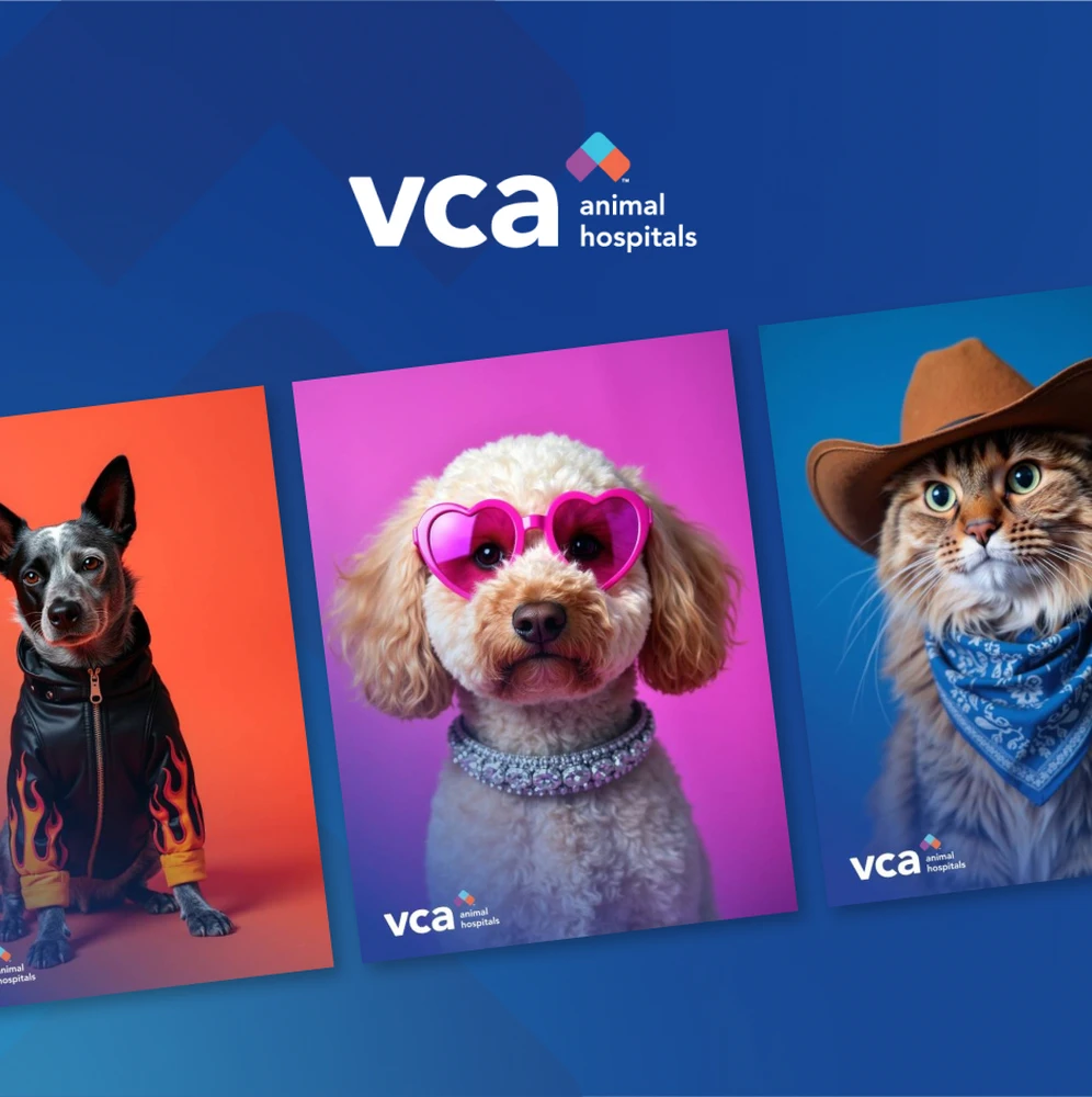 VCA Animal Hospitals AI pet portrait activation