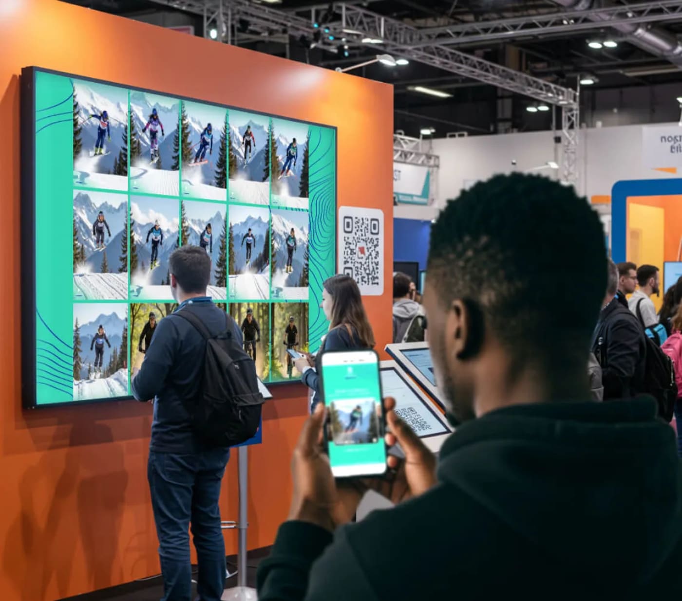 Event engagement analytics dashboard showing participation metrics and performance data