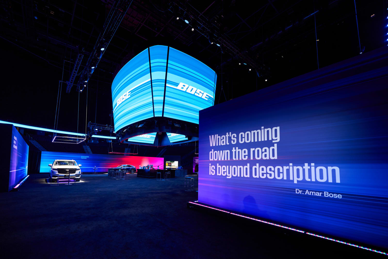 Bose CES 2025 booth activation at Las Vegas Convention Center