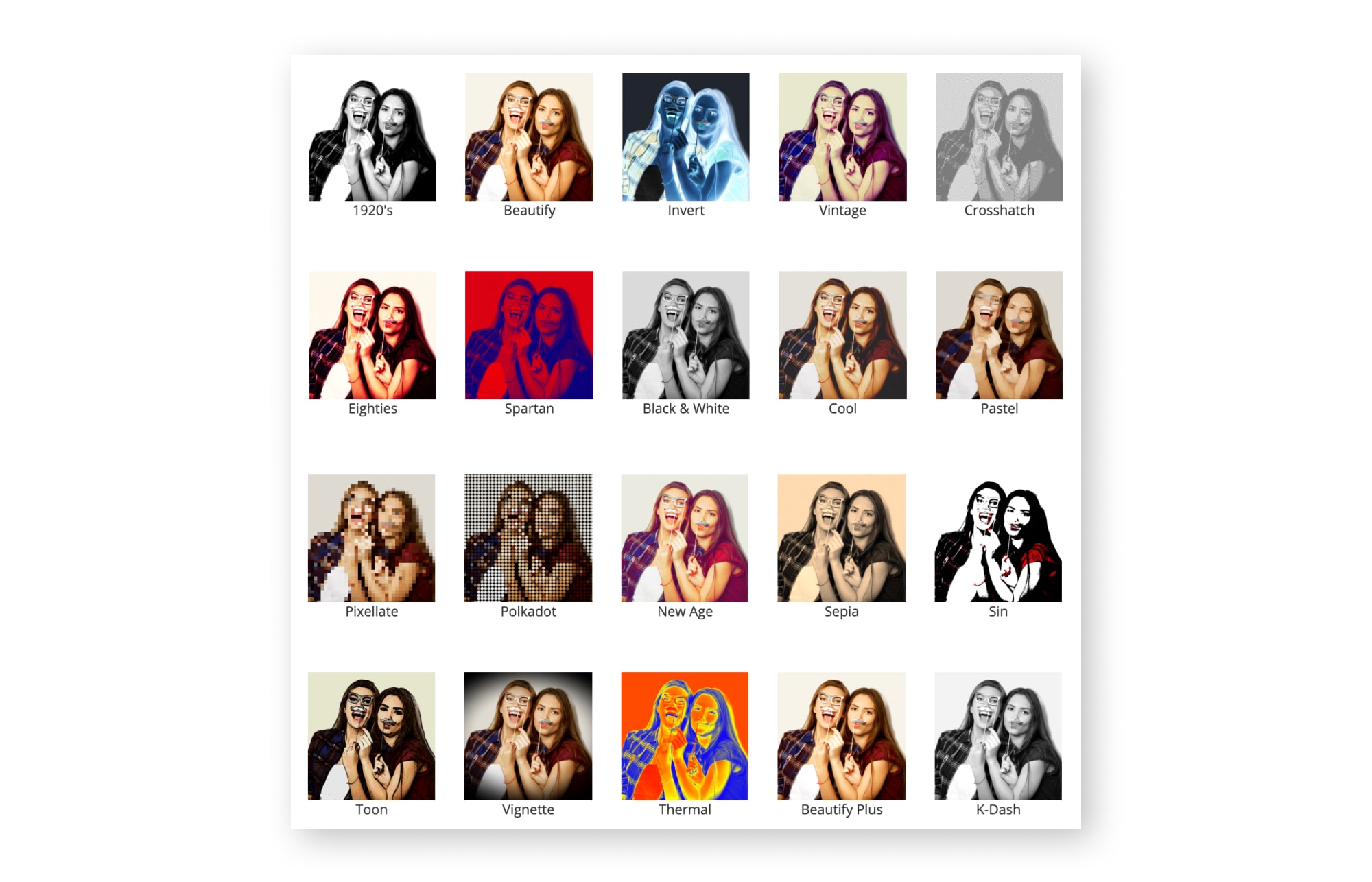 photo booth filters