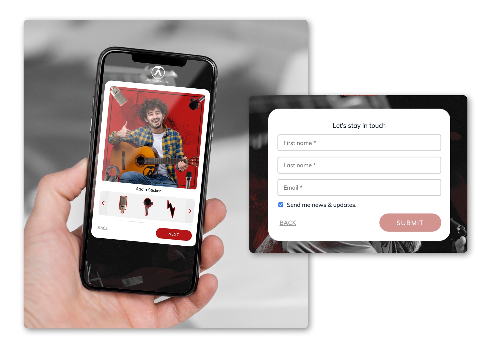 customizable photo booth