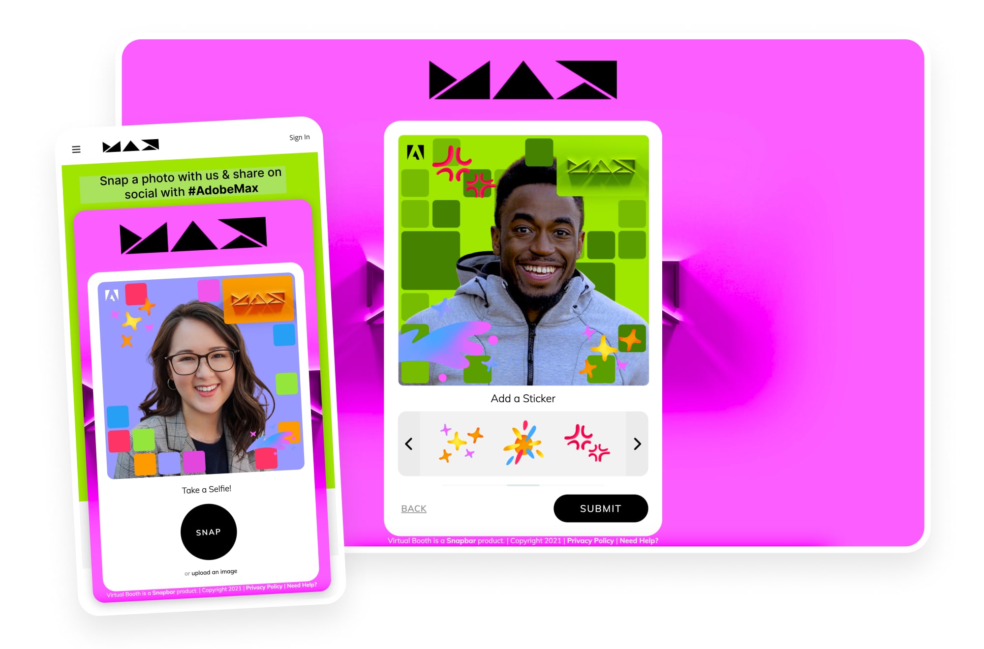 user friendly online photo booth experience