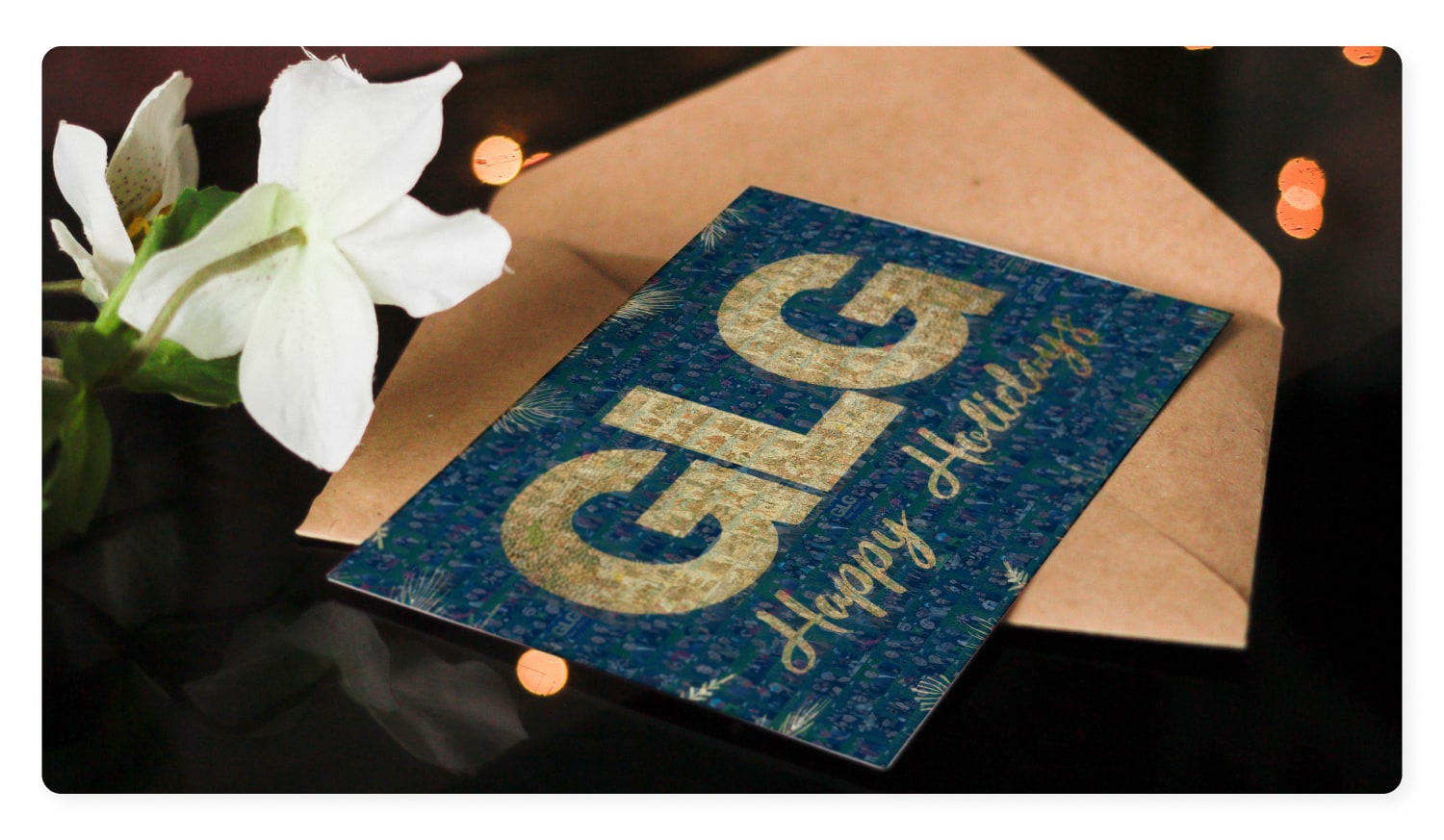 company holiday card