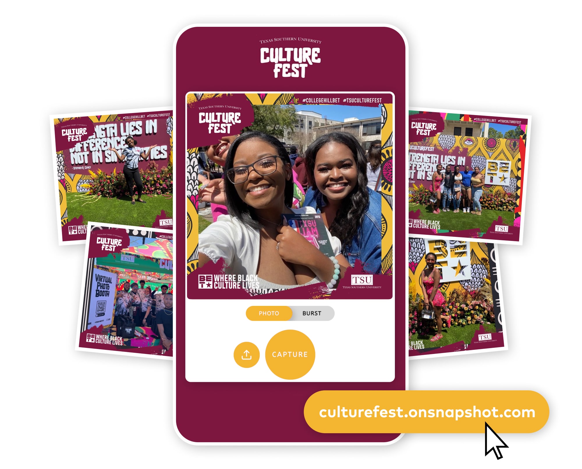 easy photo booth setup and user interface