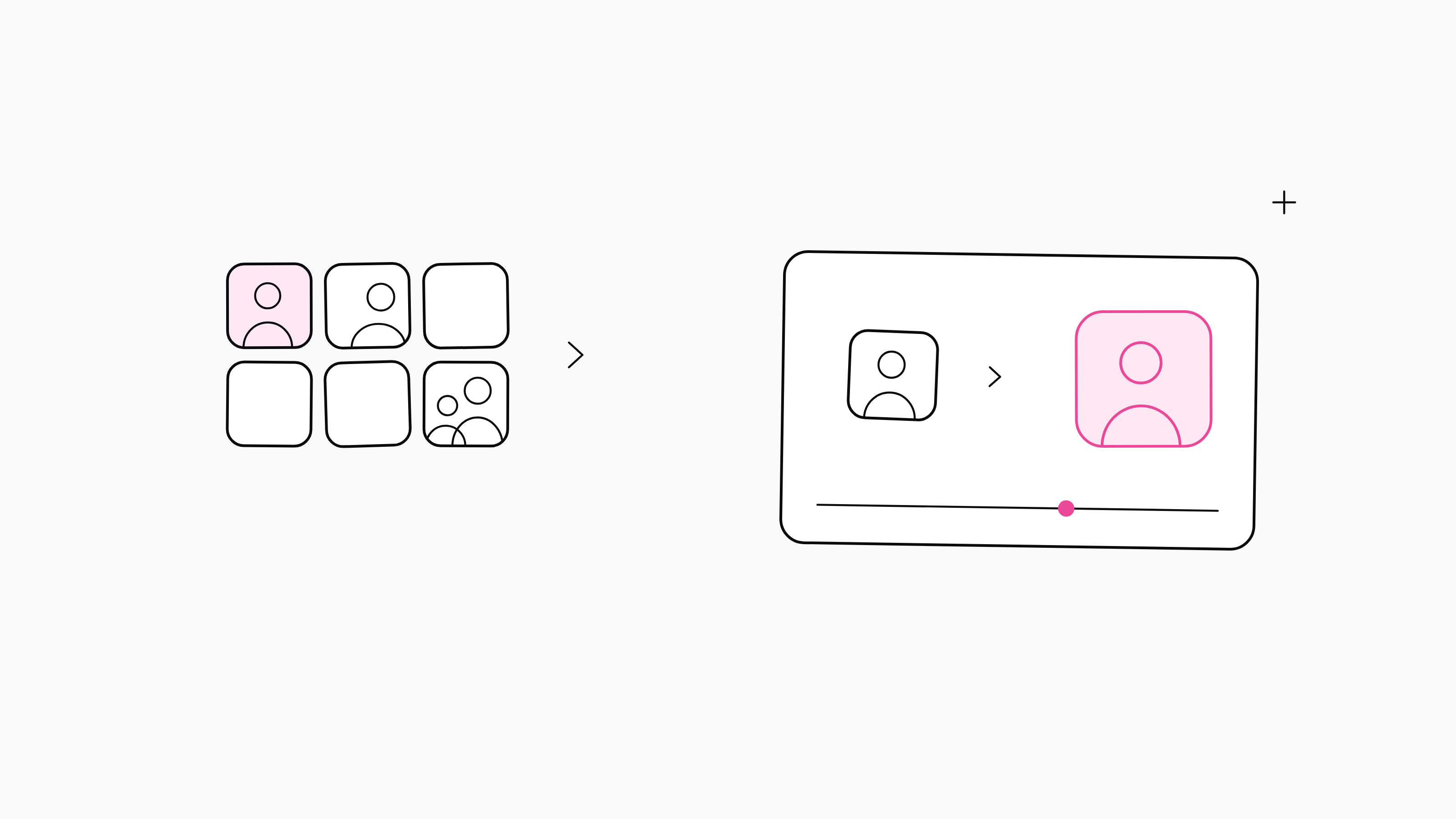 AI animated portrait transformations