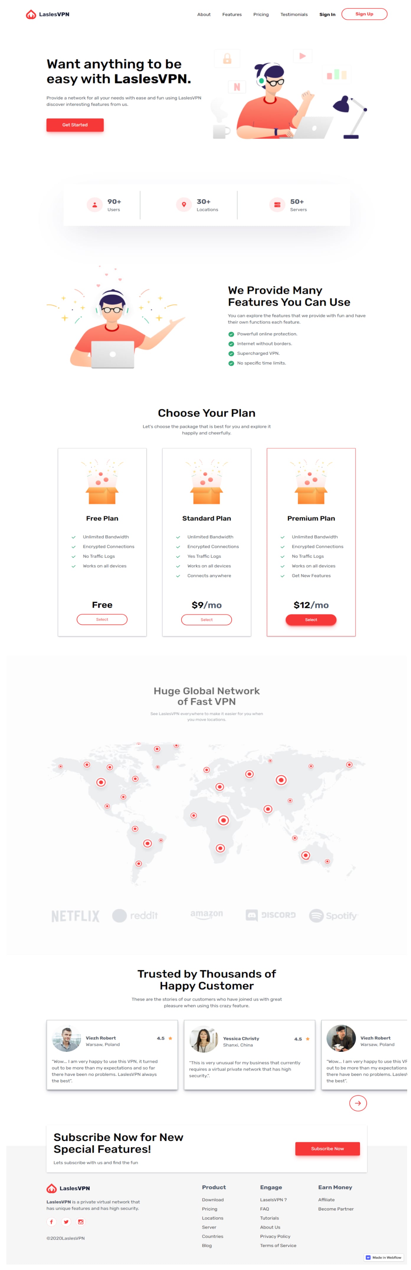A screenshot of web page