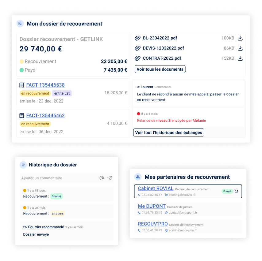 Suivez vos dossiers contentieux avec LeanPay