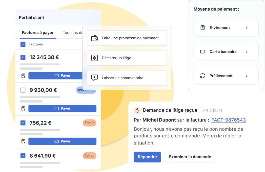 Portail client et plateforme de paiement de LeanPay