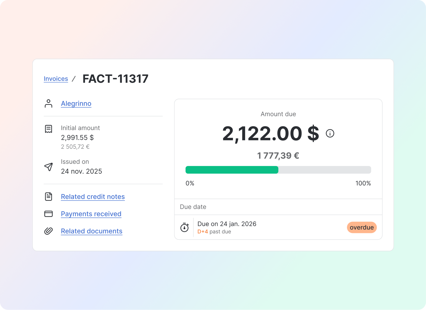Multi-currency in LeanPay