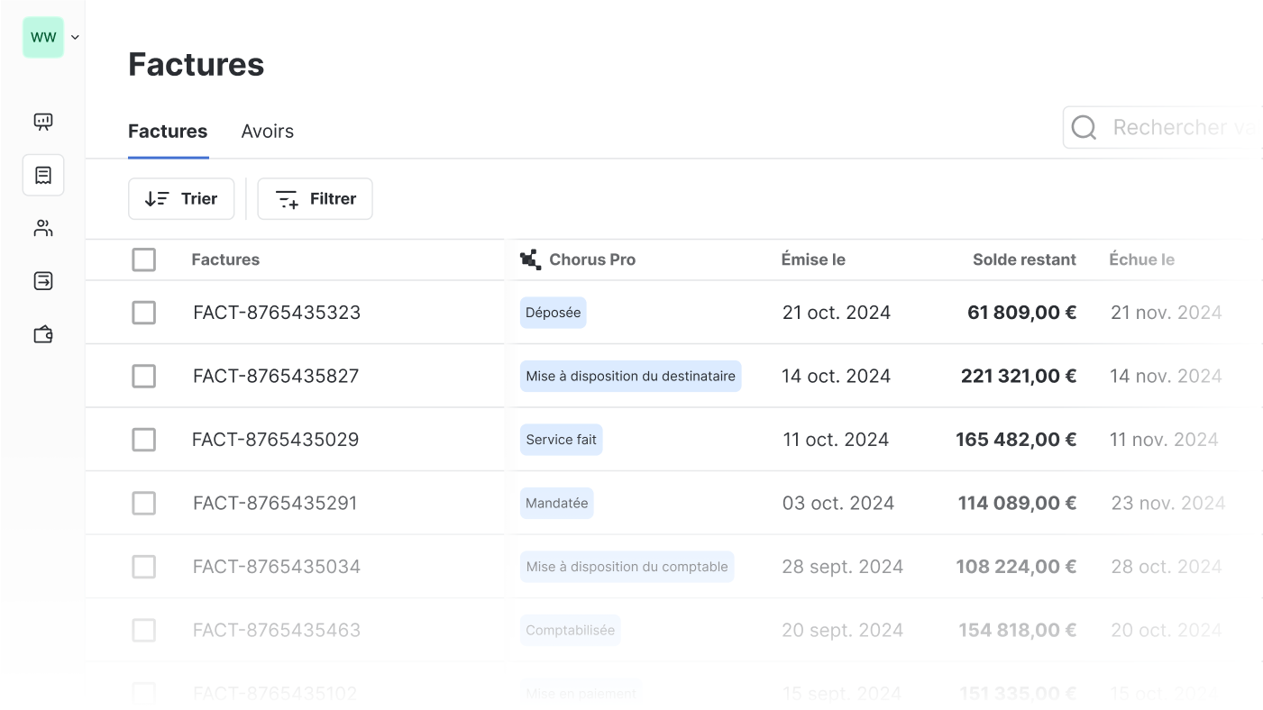 Intégration Chorus Pro dans LeanPay