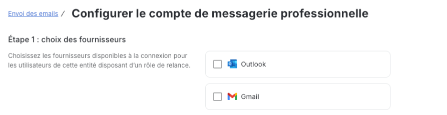 Intégration Gmail et Outlook dans LeanPay