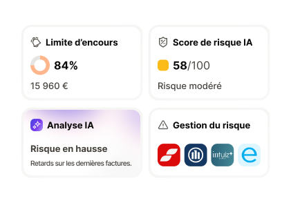 Indicateurs du risque client avec scoring de l’IA de LeanPay