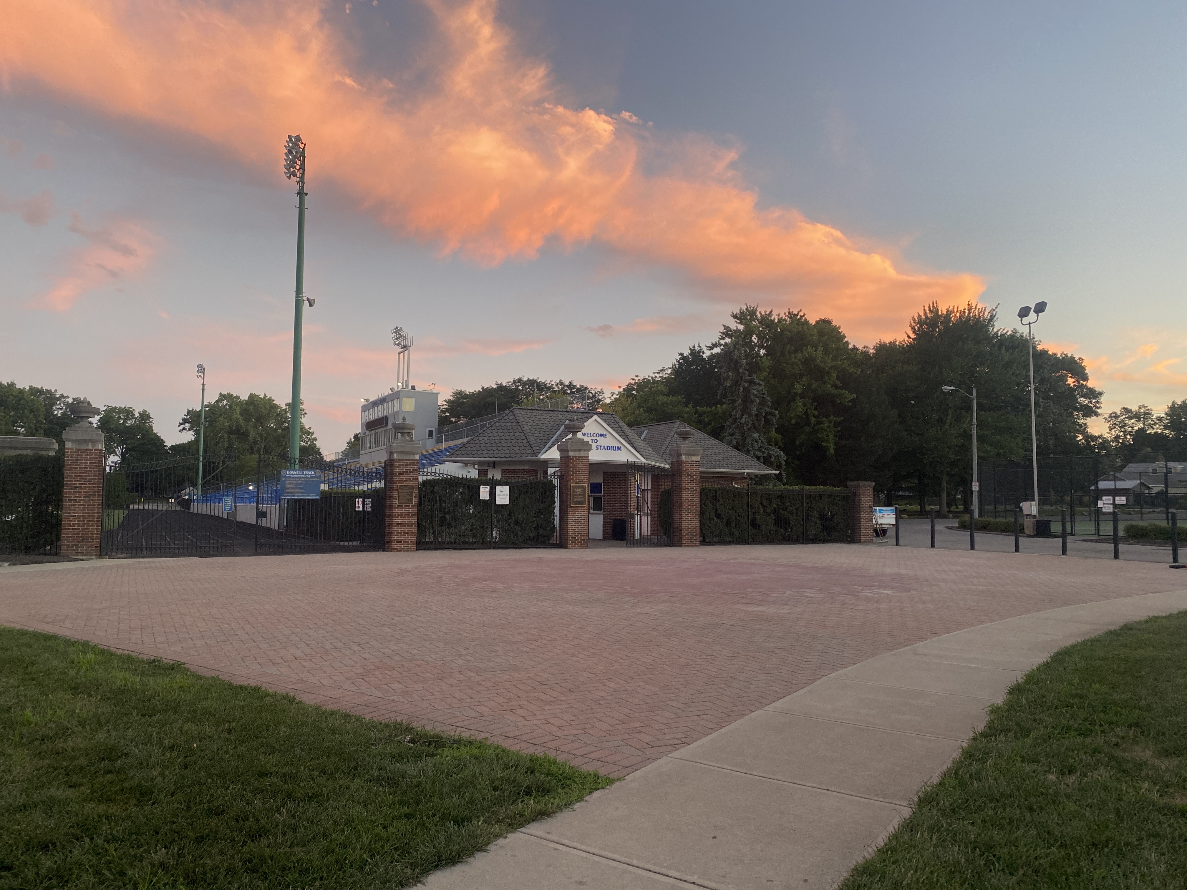 Donnell Stadium Paver Install