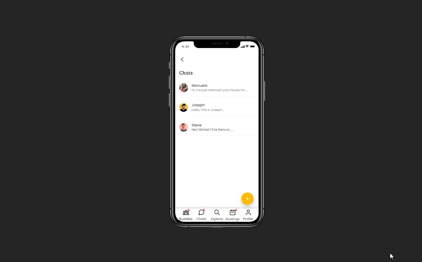 Travelo Buddy Chat