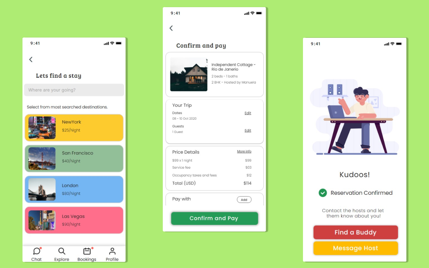 Travelo Find a Place Mockups
