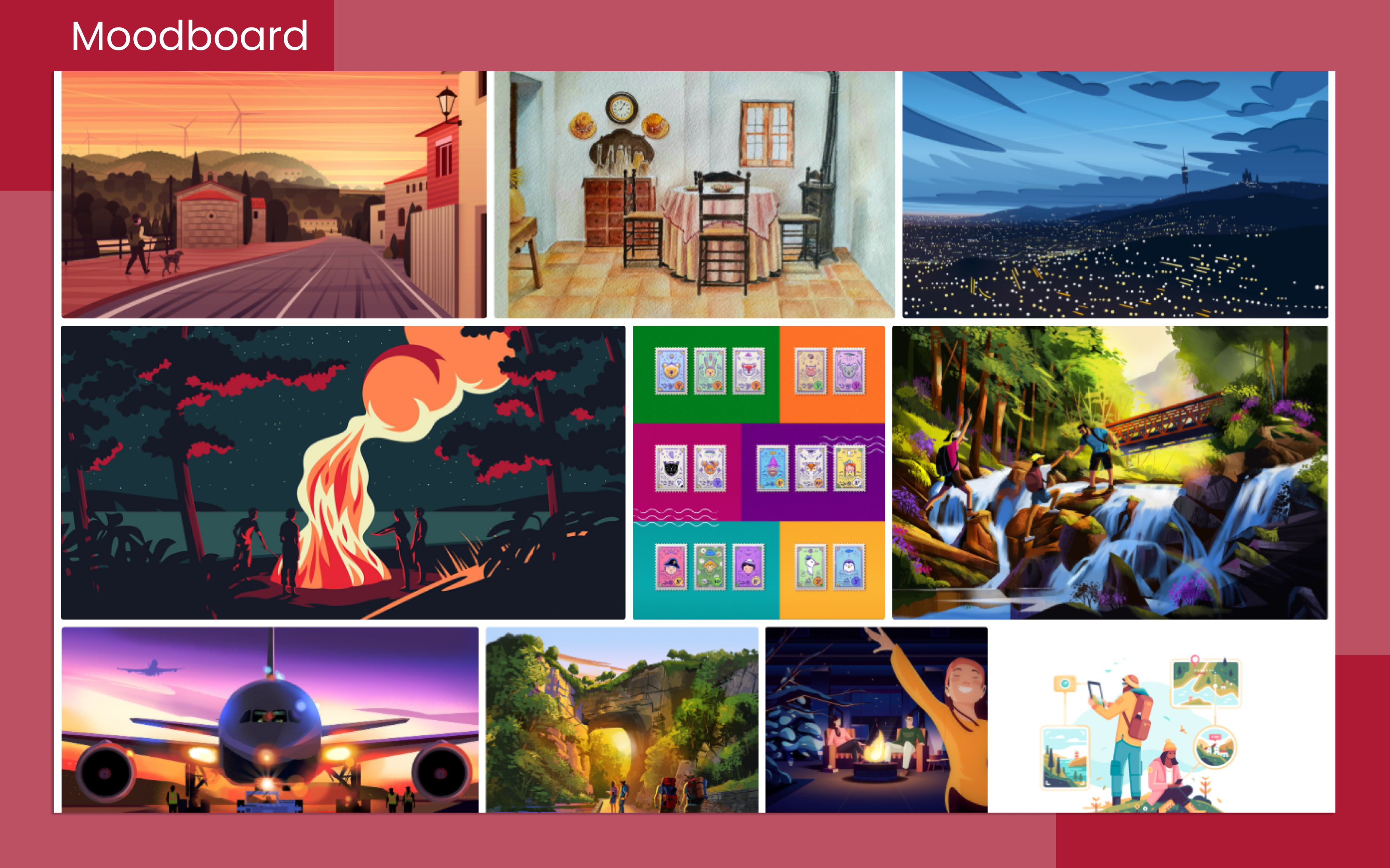 Travelo Moodboard