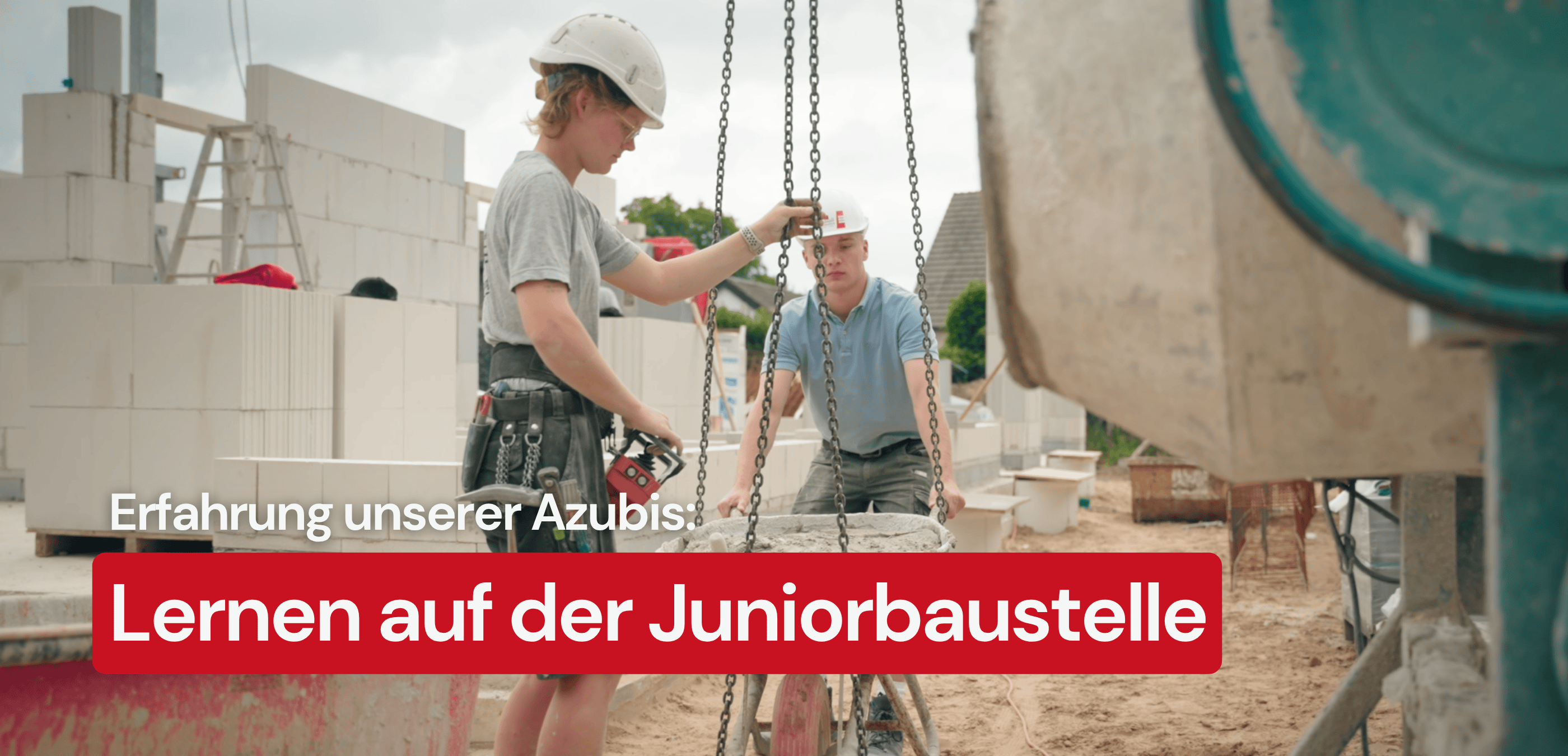 Lernen wie die Profis: Unsere Juniorbaustelle 2024/25 (Video)