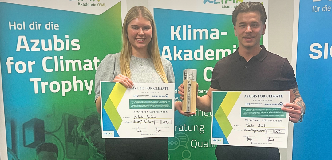 Unsere Azubis glänzen bei „Azubis for Climate“