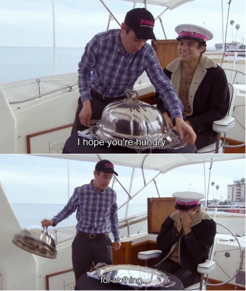 I hope you're ready… for nothing!